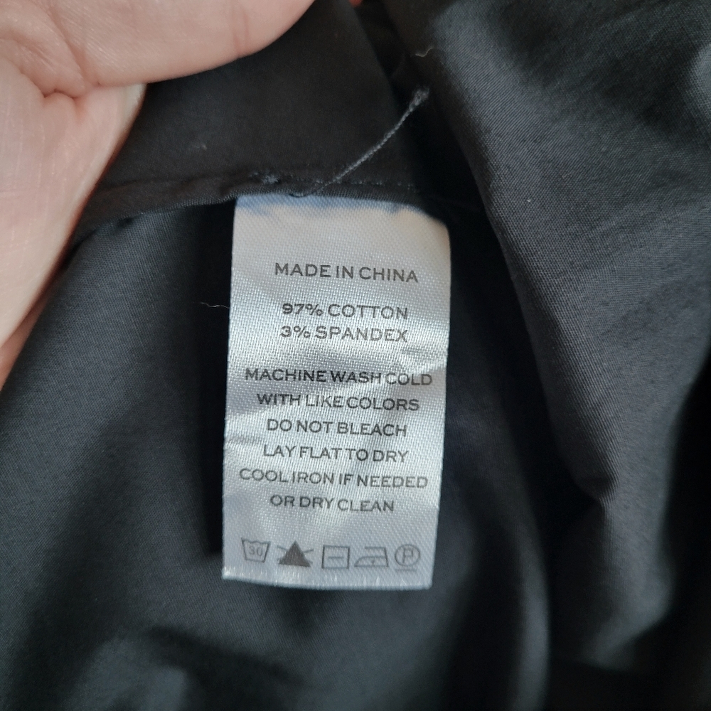 Hill House The Akilah Nap Dress Black Poplin - Picture 7 of 7